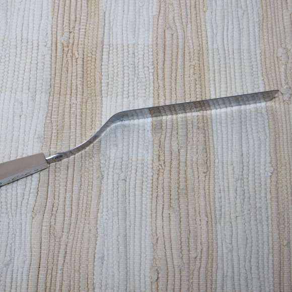 VTG FLINT ARROWHEAD STAINLESS CAKE KNIFE SPATULA WHEAT HARVEST HANDLE 12 3/8 USA - Picture 11 of 13